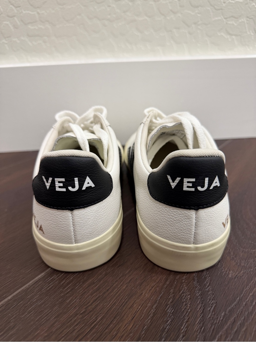 Veja Campo Chromefree White/Black Sneakers Womens Size 8 Retail $175 Brand New - Picture 3 of 5